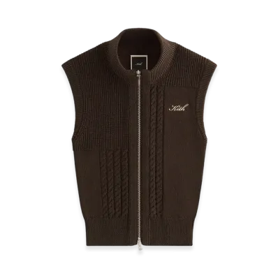 Kith Women Elayne Patchwork Zip Tank "Incognito"