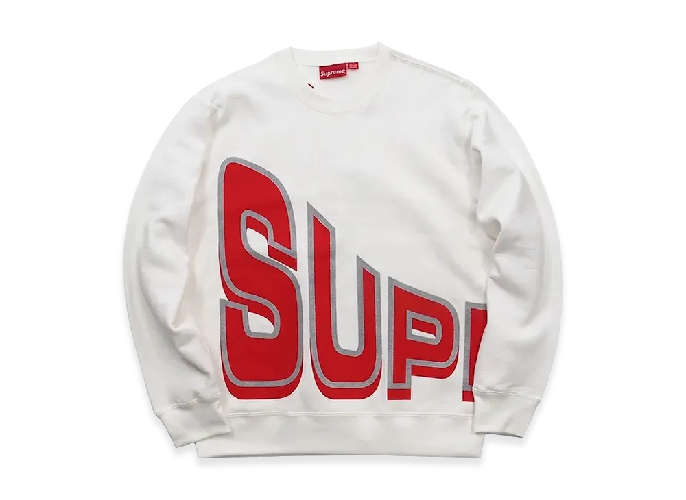 Supreme Side Arc Crewneck (18SS) "White"