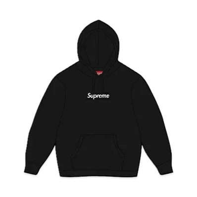 Supreme Korea Seoul Box Logo Hooded Sweatshirt "Black"