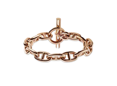 Hermes Chaine D'ancre GM K18 Bracelet "Rose Gold"