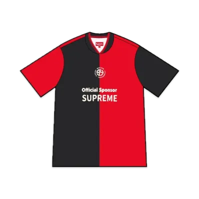 Supreme Split Soccer Jersey "Black"