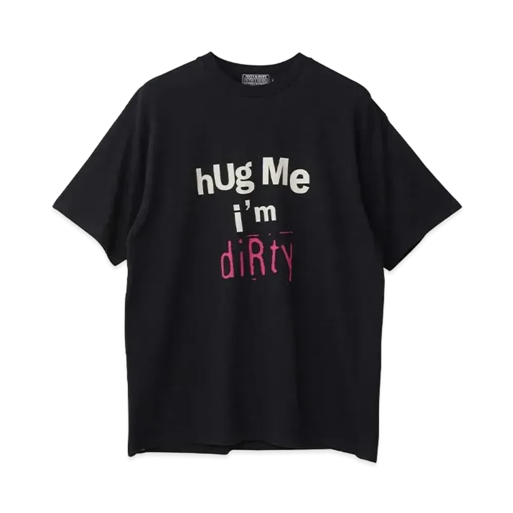 HYSTERIC GLAMOUR Sonic Youth/Hug Me Dirty T-Shirt "Black"