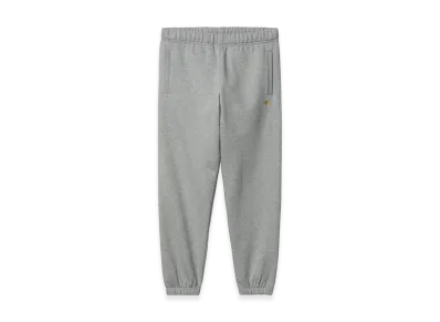 Carhartt WIP Chase Sweat Pant "Grey Heather/Gold"