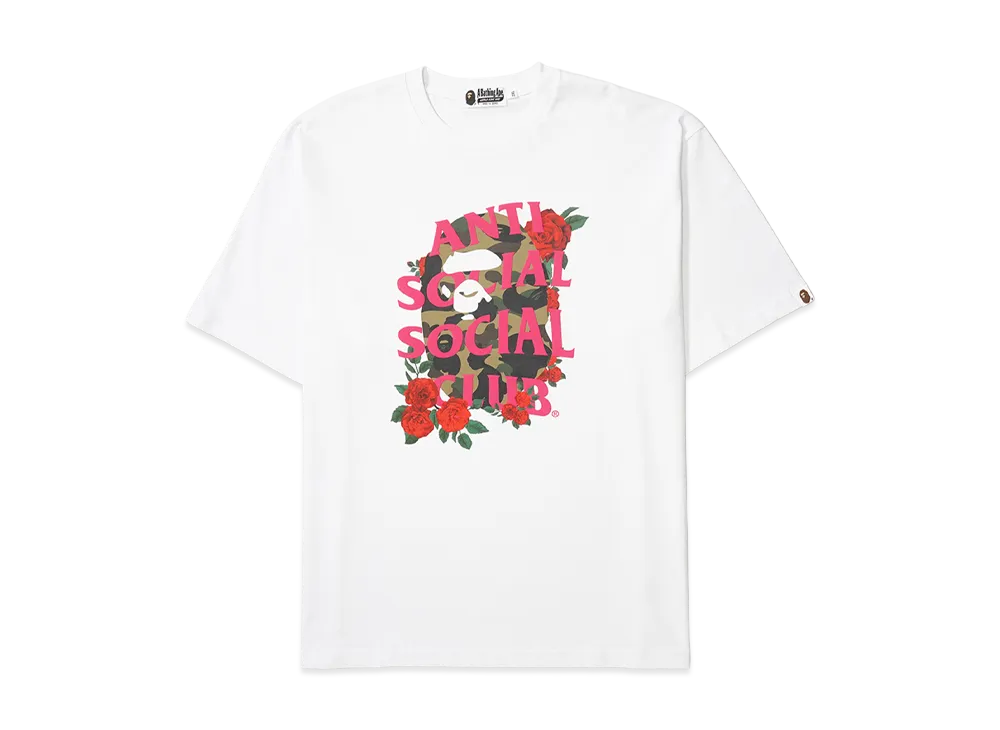 A BATHING APE x ANTI SOCIAL SOCIAL CLUB Assc Tee #1 "White"