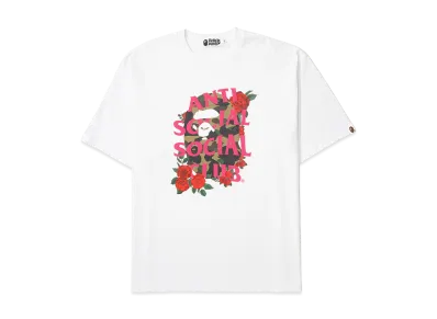 A BATHING APE x ANTI SOCIAL SOCIAL CLUB Assc Tee #1 "White"
