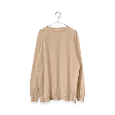 COMOLI Cotton Silk L/S Crew "Ecru"