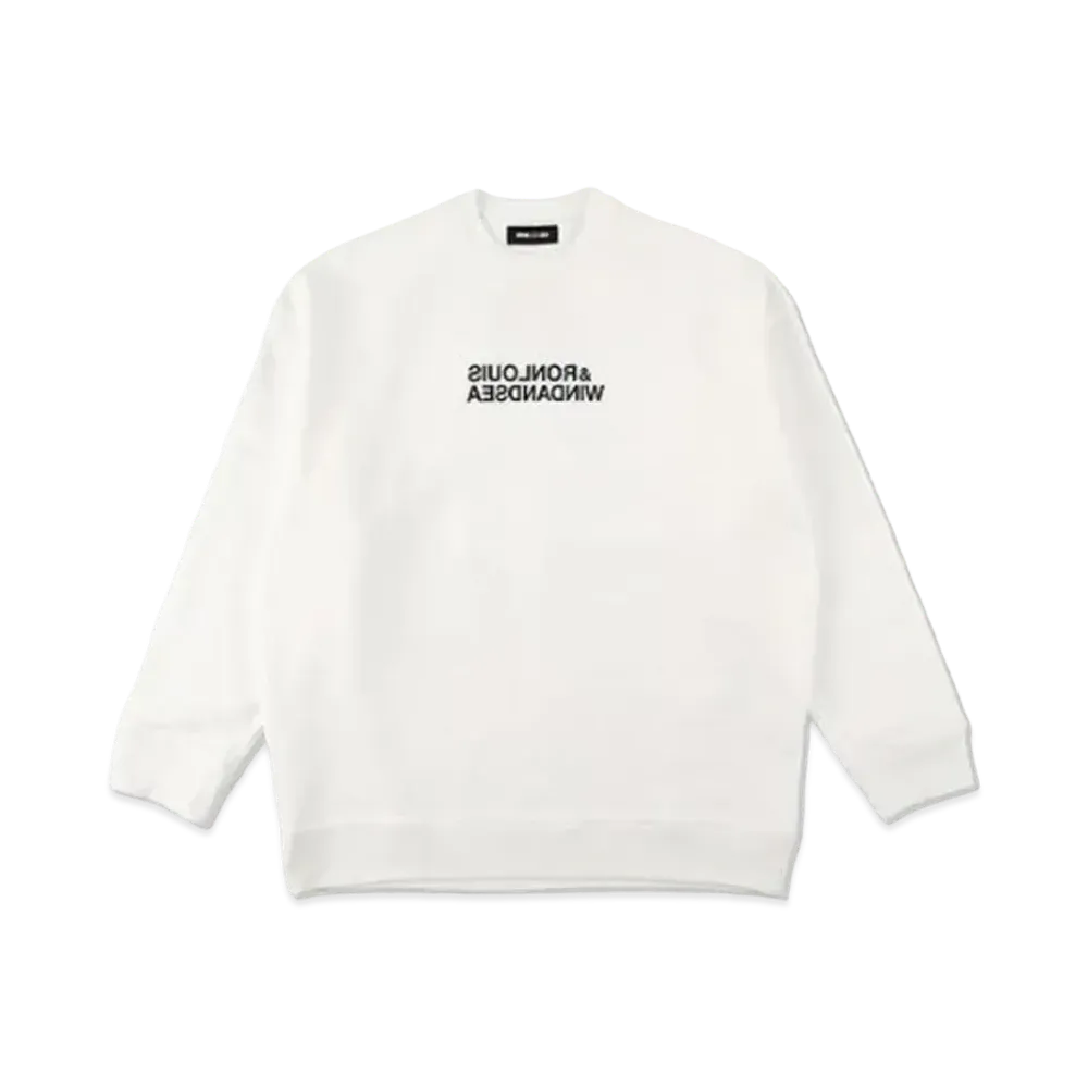 WIND AND SEA x Ron Louis Crew Sweat "White"