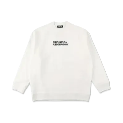 WIND AND SEA x Ron Louis Crew Sweat "White"