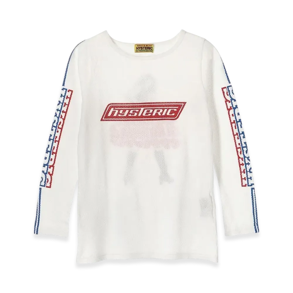 HYSTERIC GLAMOUR Vixen Girl T-Shirt "White"