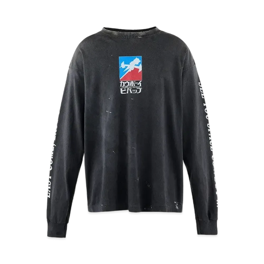SAINT Mxxxxxx x COWBOY BEBOP LS Tee Easy Come "Black"