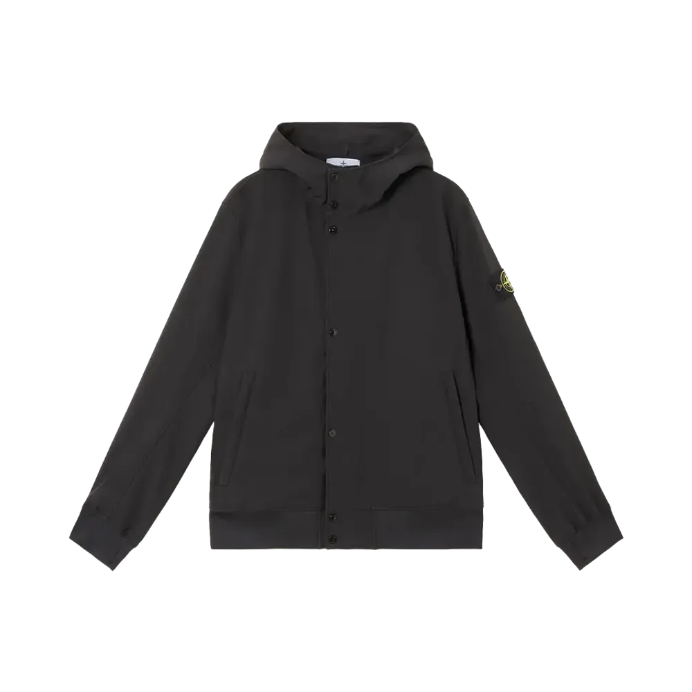 Stone Island 4100090 Light Soft Shell-R E.Dye Technology Recycled Polyester "Black"