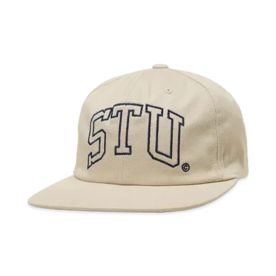Stussy Mid-Depth Stu Arch Strapback "Natural"