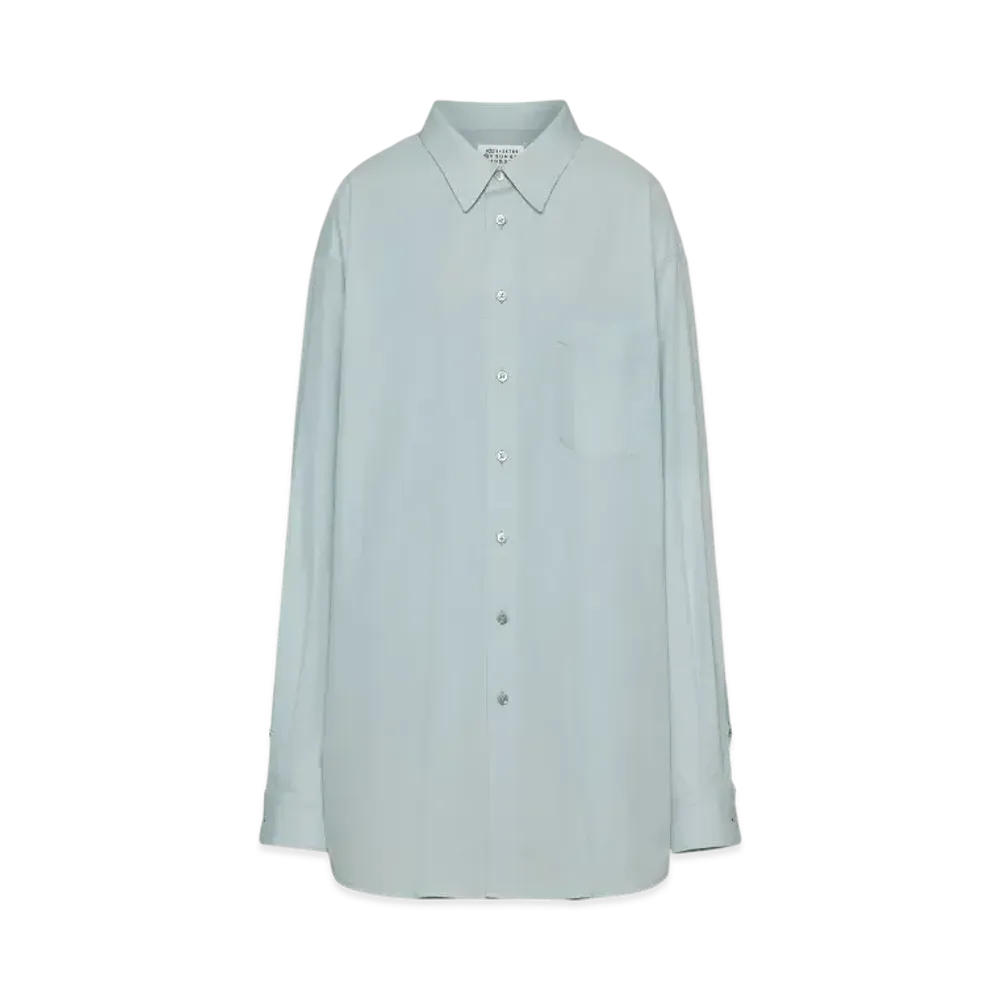 Maison Margiela Women's Oversized Shirt "Light Blue"