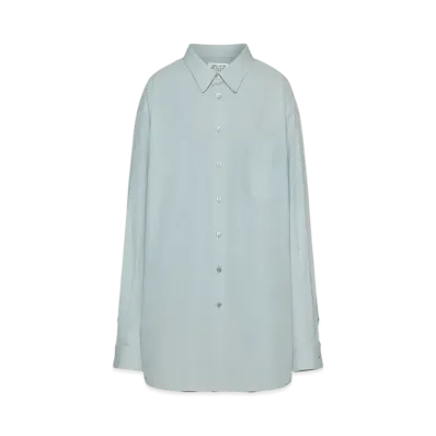 Maison Margiela Women's Oversized Shirt "Light Blue"