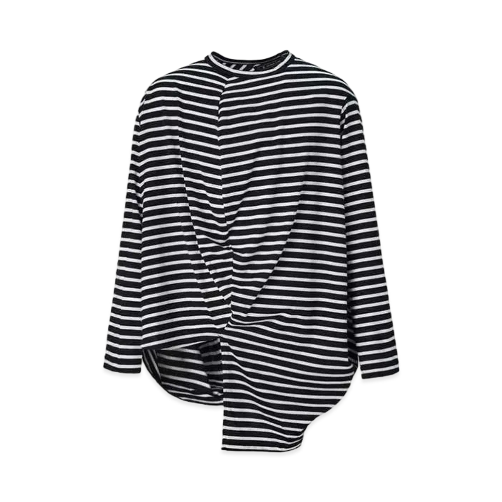 ANREALAGE Ball Border Jersey Top "Black/White"