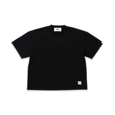Perfect Ribs Basic Short Sleeve T-Shirts "Black"