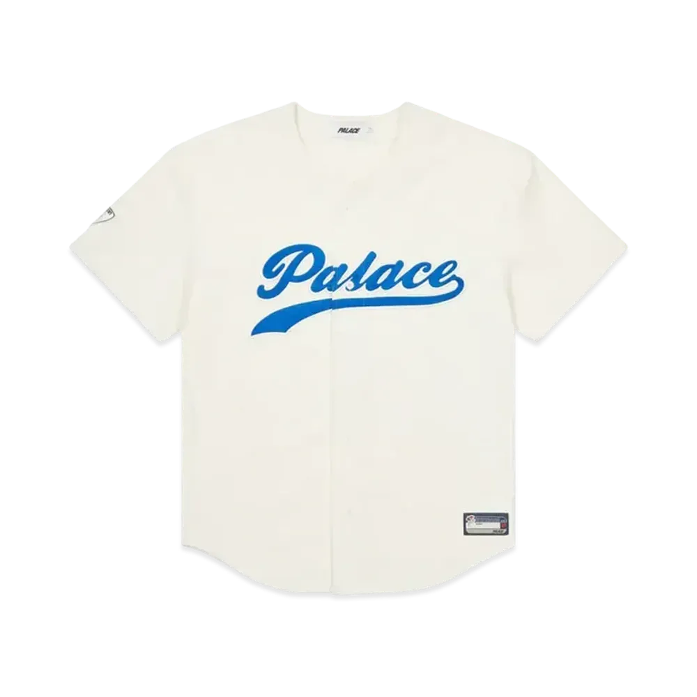 PALACE Cord Baseball Jersey "Stone"
