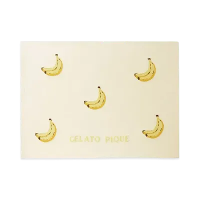 GELATO PIQUE Sleep Smoothie Fruit Jacquard Half Blanket "Yellow"