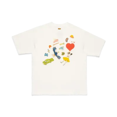 HUMAN MADE x Keiko Sootome T-Shirt Side B "White"