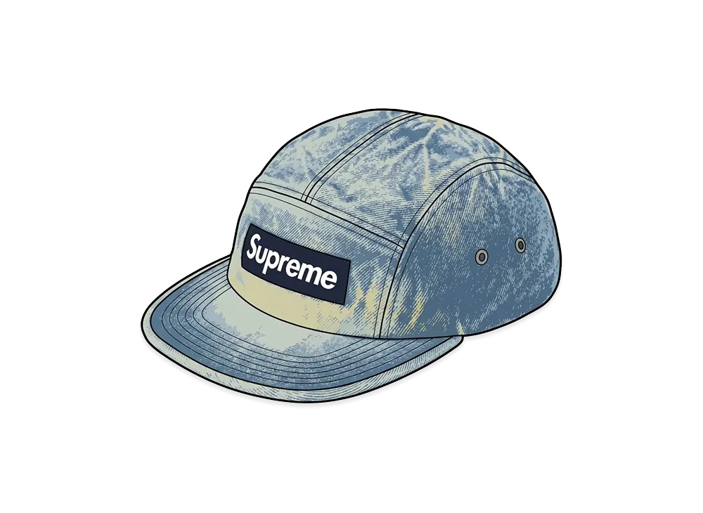 Supreme Washed Chino Twill Camp Cap "Denim" (26FW)