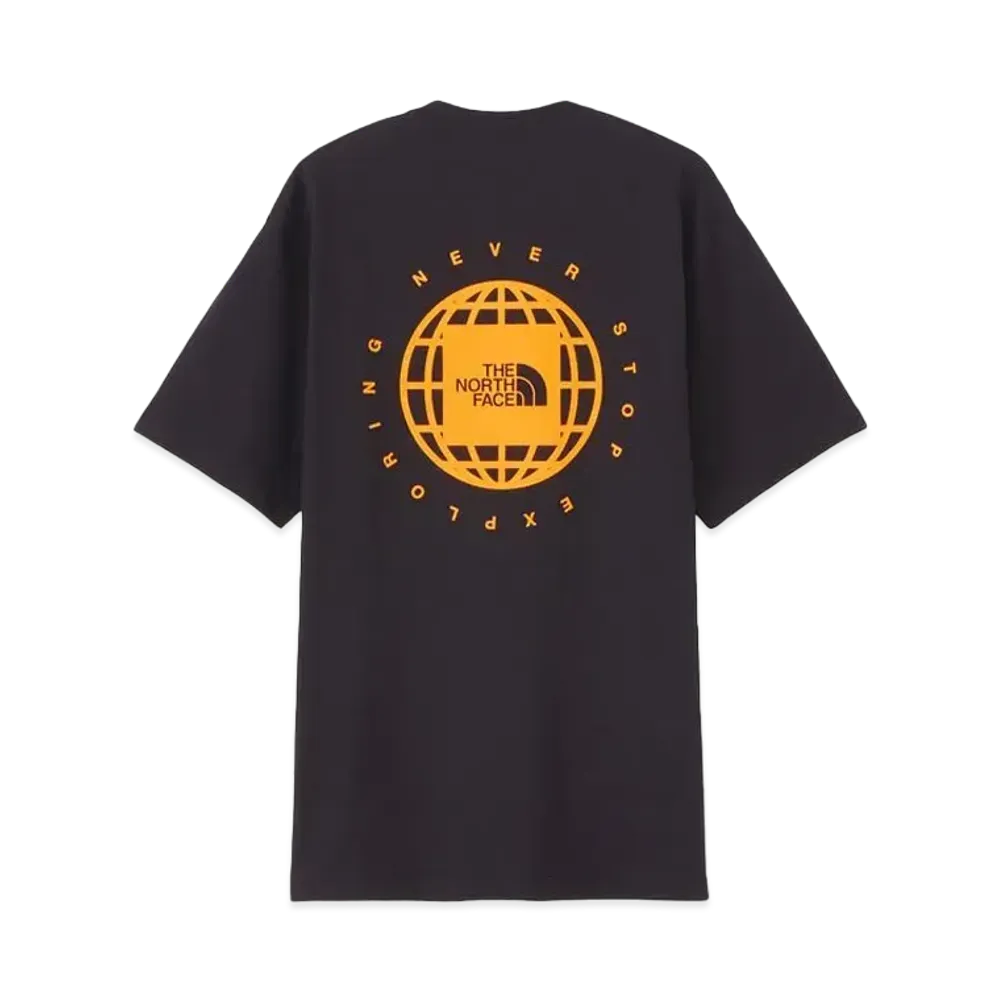 The North Face Short Sleeve Geo Square Logo Tee (Unisex) "Black"