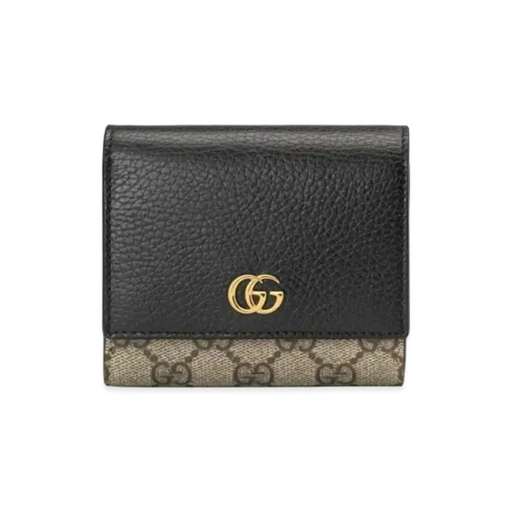 GUCCI GG Marmont Medium Wallet "Black"