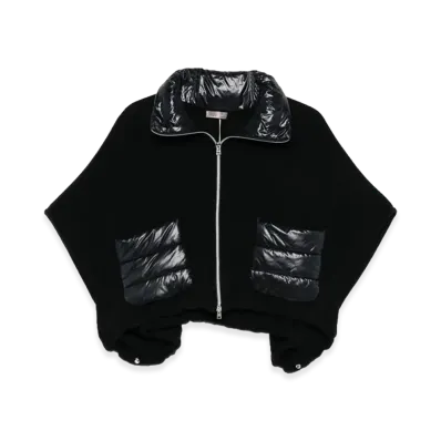 Herno Women's A-Shape Resort Ultralight Short Poncho "Black"