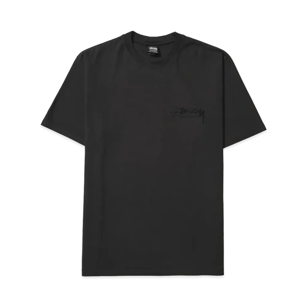 Stussy Beach Roots Tee Pigment Dyed "Faded Black"