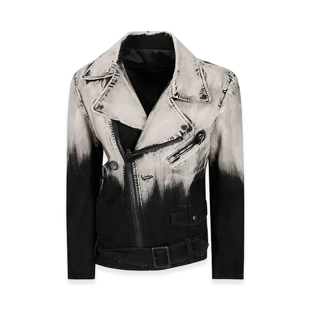 Yohji Yamamoto Women's Asm Biker Jacket "Black"