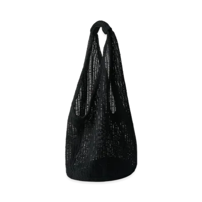 OUR LEGACY Women's Drip Bag "Black Romantic Crochet"