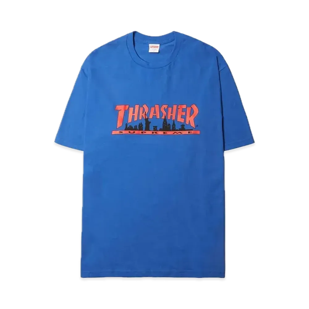 Supreme x THRASHER Skyline Tee "Royal"