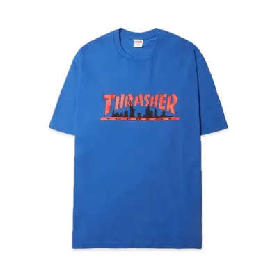 Supreme x THRASHER Skyline Tee "Royal"
