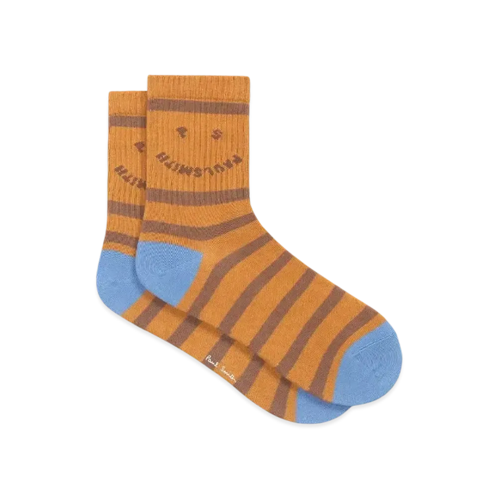 Paul Smith Happy Striped Socks "Musterd"