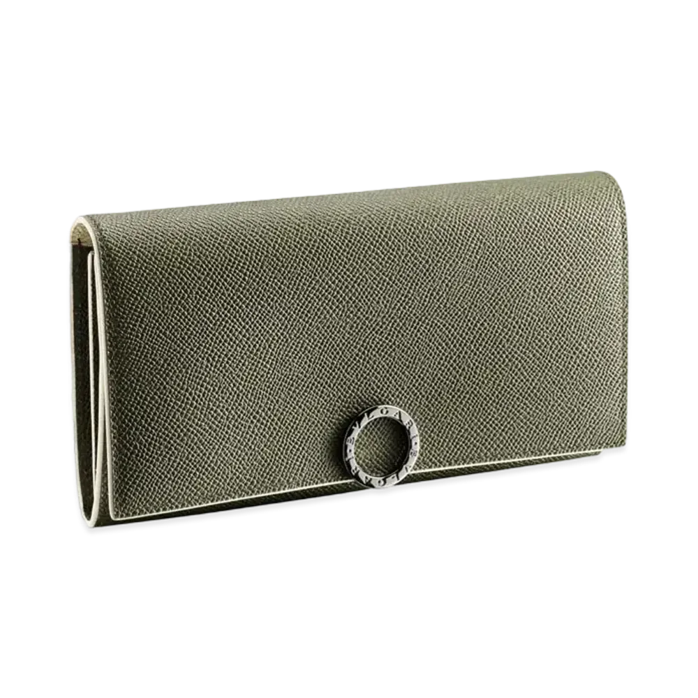 BVLGARI Clip Large Wallet "Green"