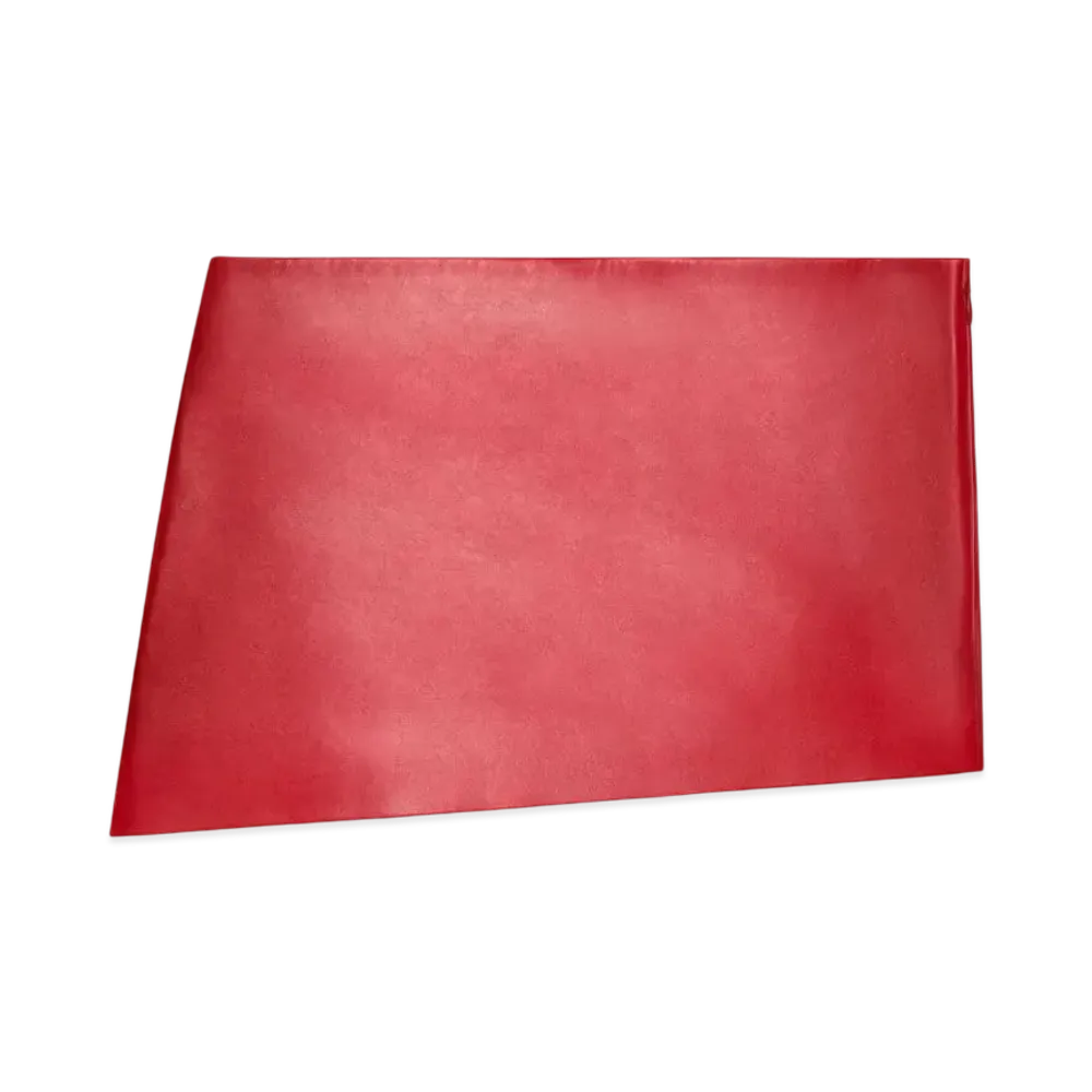 GIVENCHY Mini Asymmetric Skirt In Leather "Red"