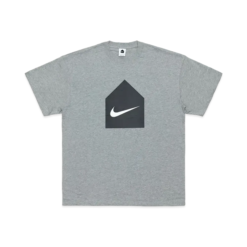 DSM x Nike HUT Logo Project M Nrg Hut x Swoosh Tee "Dk Grey Heather"