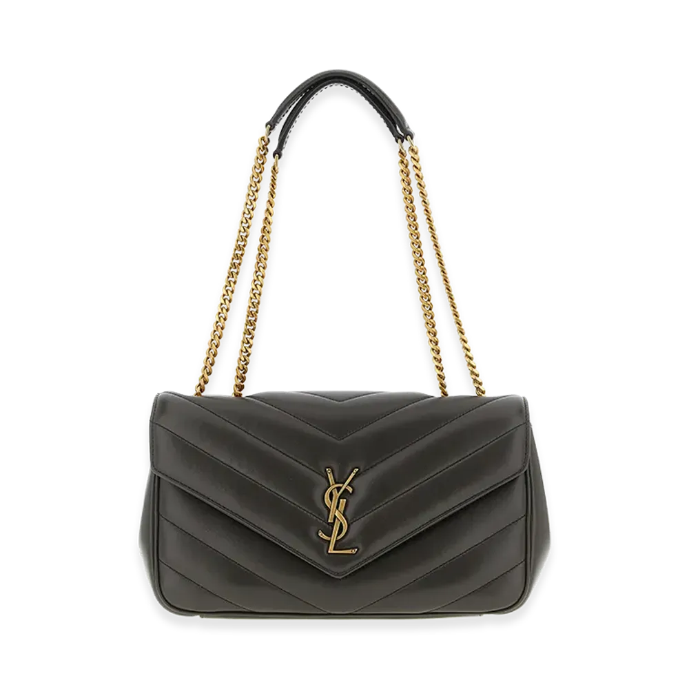 Saint Laurent Women's Loulou Medium Shoulder Bag "Brown"