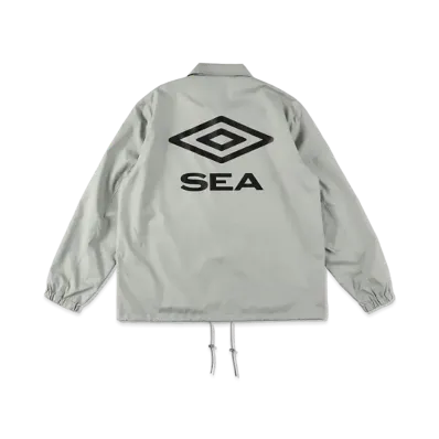 WIND AND SEA x UMBRO Coach Jacket "Gray"