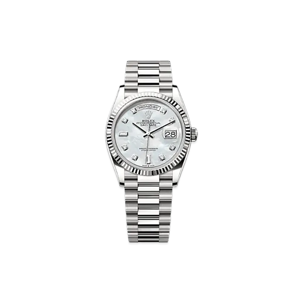 ROLEX Day-Date 36 White Gold "White"