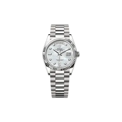 ROLEX Day-Date 36 White Gold "White"