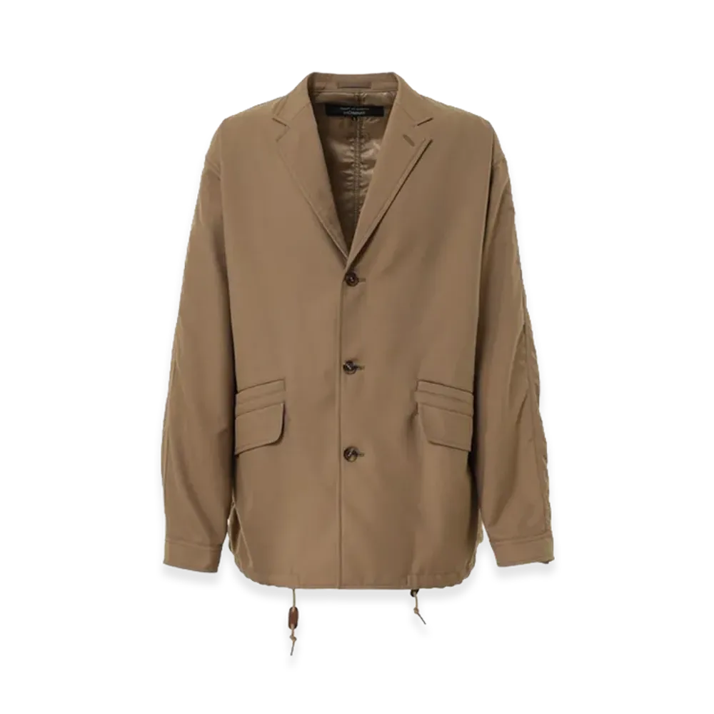 COMME des GARCONS HOMME Polyester Twill Jacket "Beige"