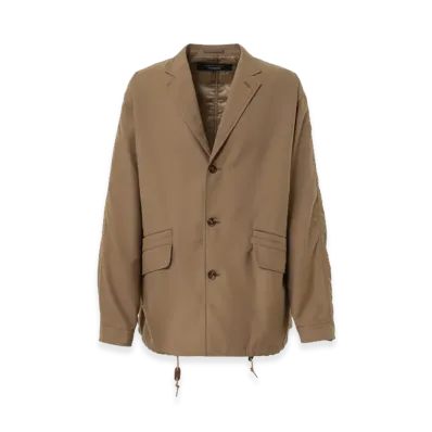 COMME des GARCONS HOMME Polyester Twill Jacket "Beige"