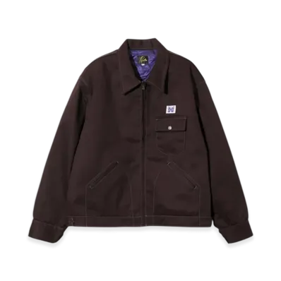 NEEDLES Work Jacket - PE/C Twill "Brown"