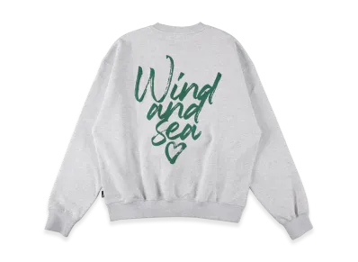 WIND AND SEA Heart Logo Sweatshirt "Gray"