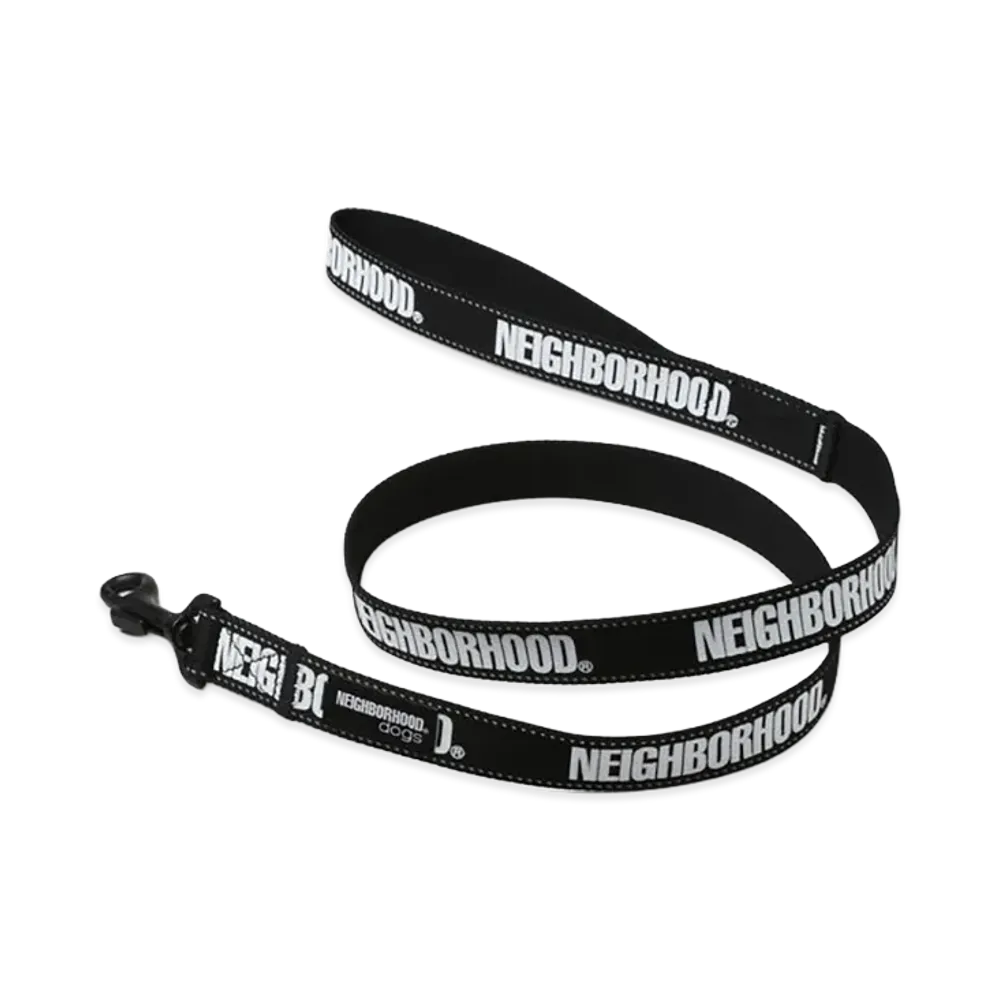 NEIGHBORHOOD Dog Leash Wide "Black"