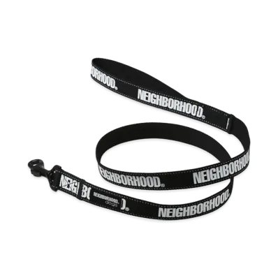 NEIGHBORHOOD Dog Leash Wide "Black"