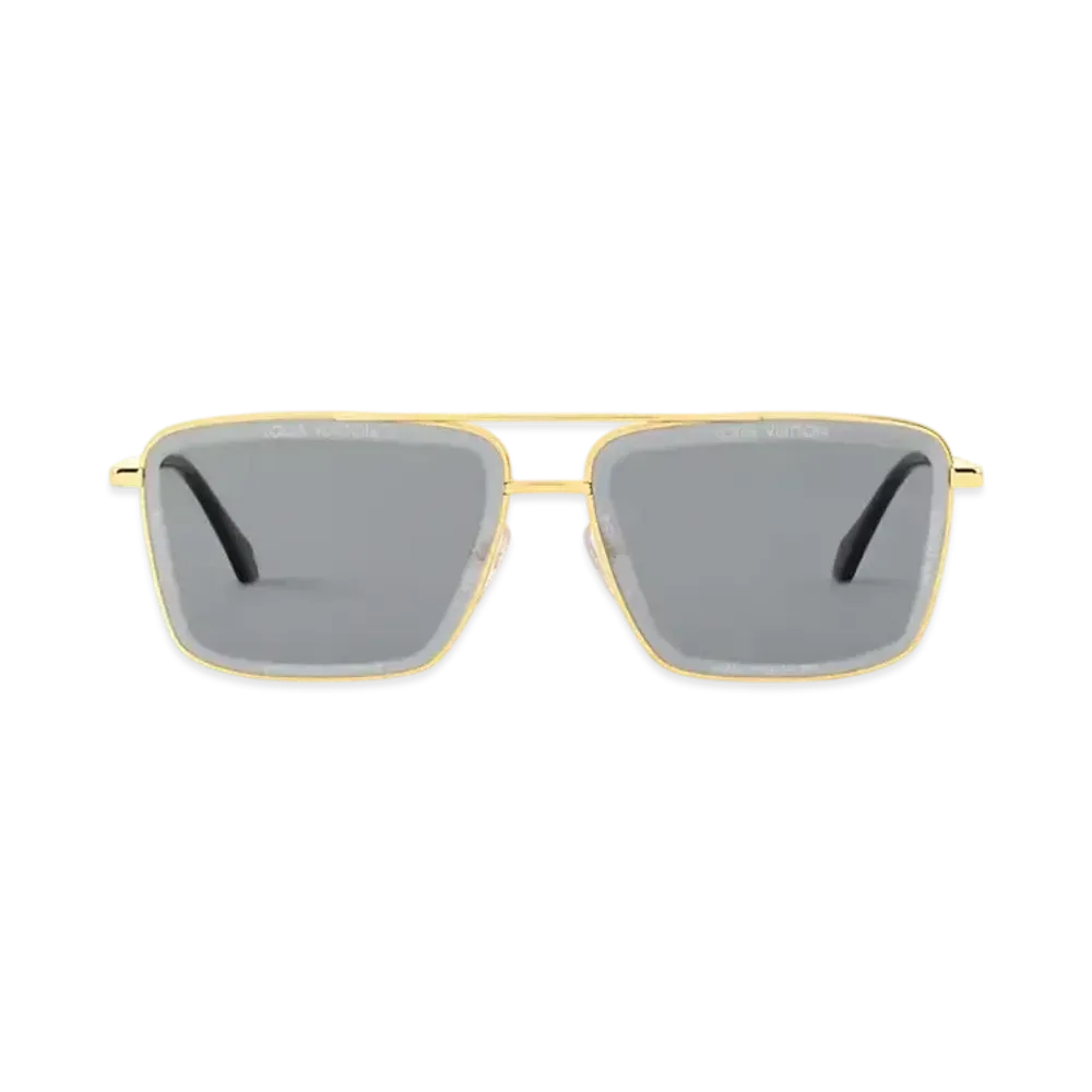 Louis Vuitton LV Super Vision Metal Square Sunglasses "Gold"
