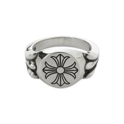 Chrome Hearts CH Plus Flat Top Ring "Silver"
