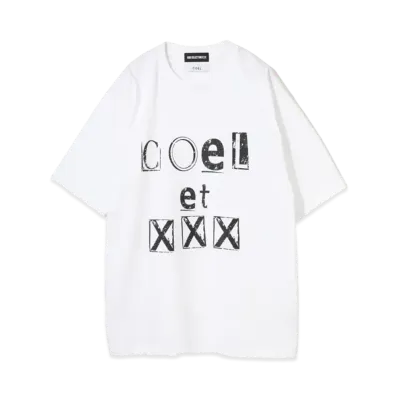 GOD SELECTION XXX x COEL Logo T-shirt GX-S23-CLST-01 "White"