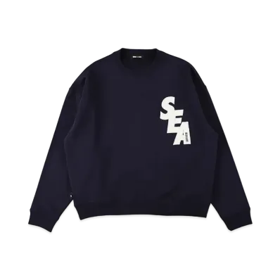 WIND AND SEA Sea Patch Crew Neck Sweat "Navy"